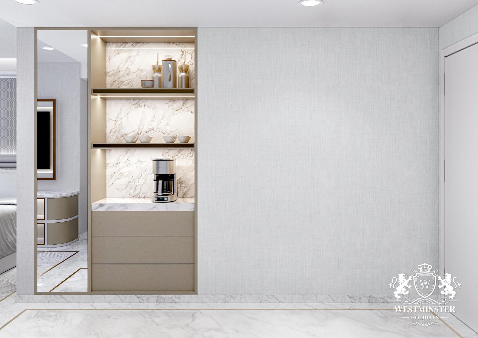 Westminster Dubai Mall Extérieur photo A coffee station in a home